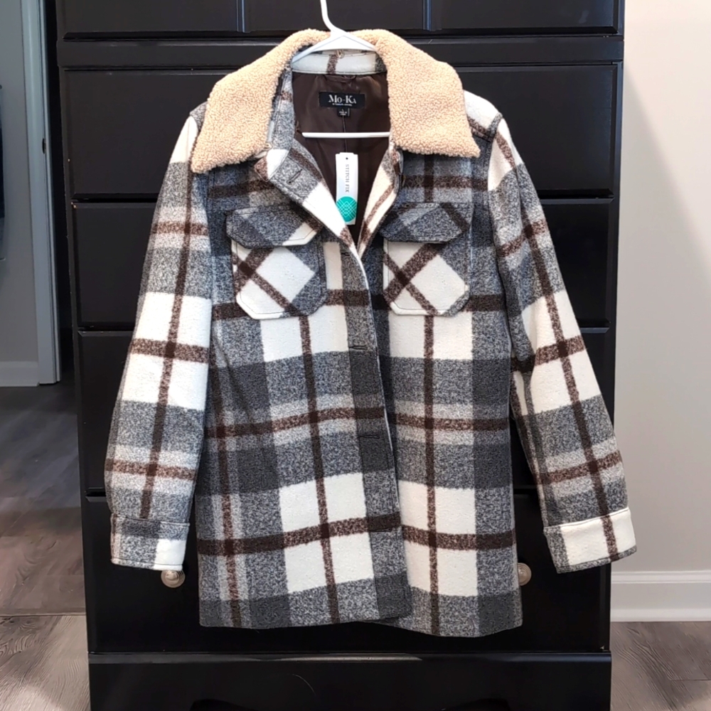 Mo-Ka Jarod Plaid Shacket